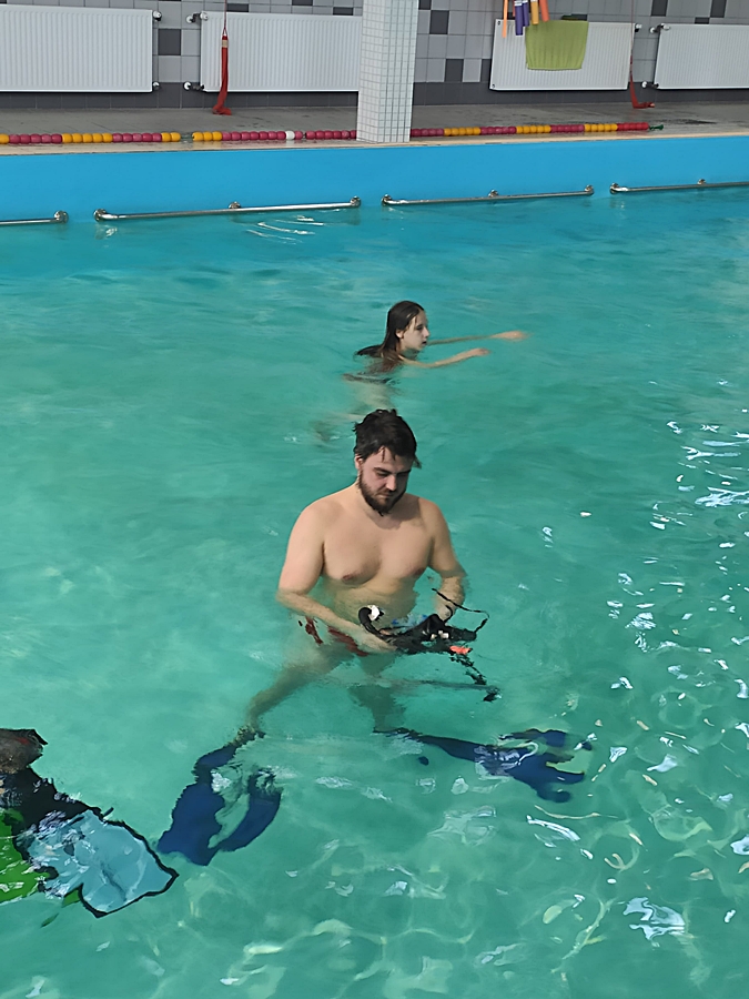 Hokej pod wodą Walenie Siemianowice Śląskie Trening 23 III 2024